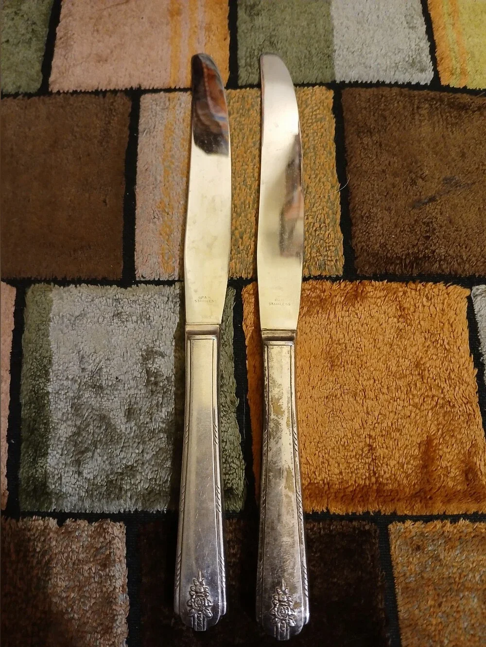 Knives Rogers & Bros Silverplated Set 2